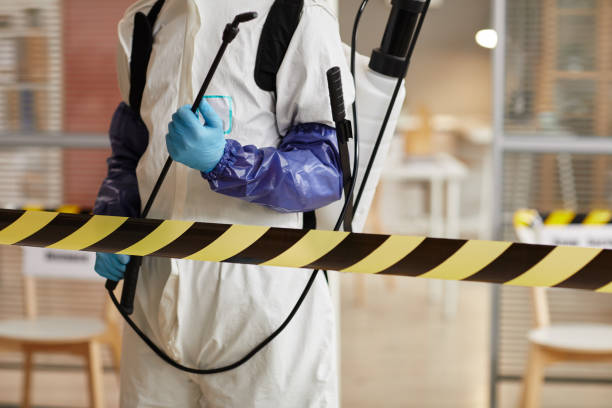 Professional Sewage Cleanup technician working in Talking Rock, GA